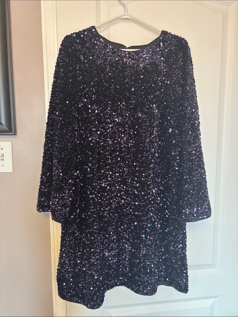 H&M Purple Sequin Party Dress